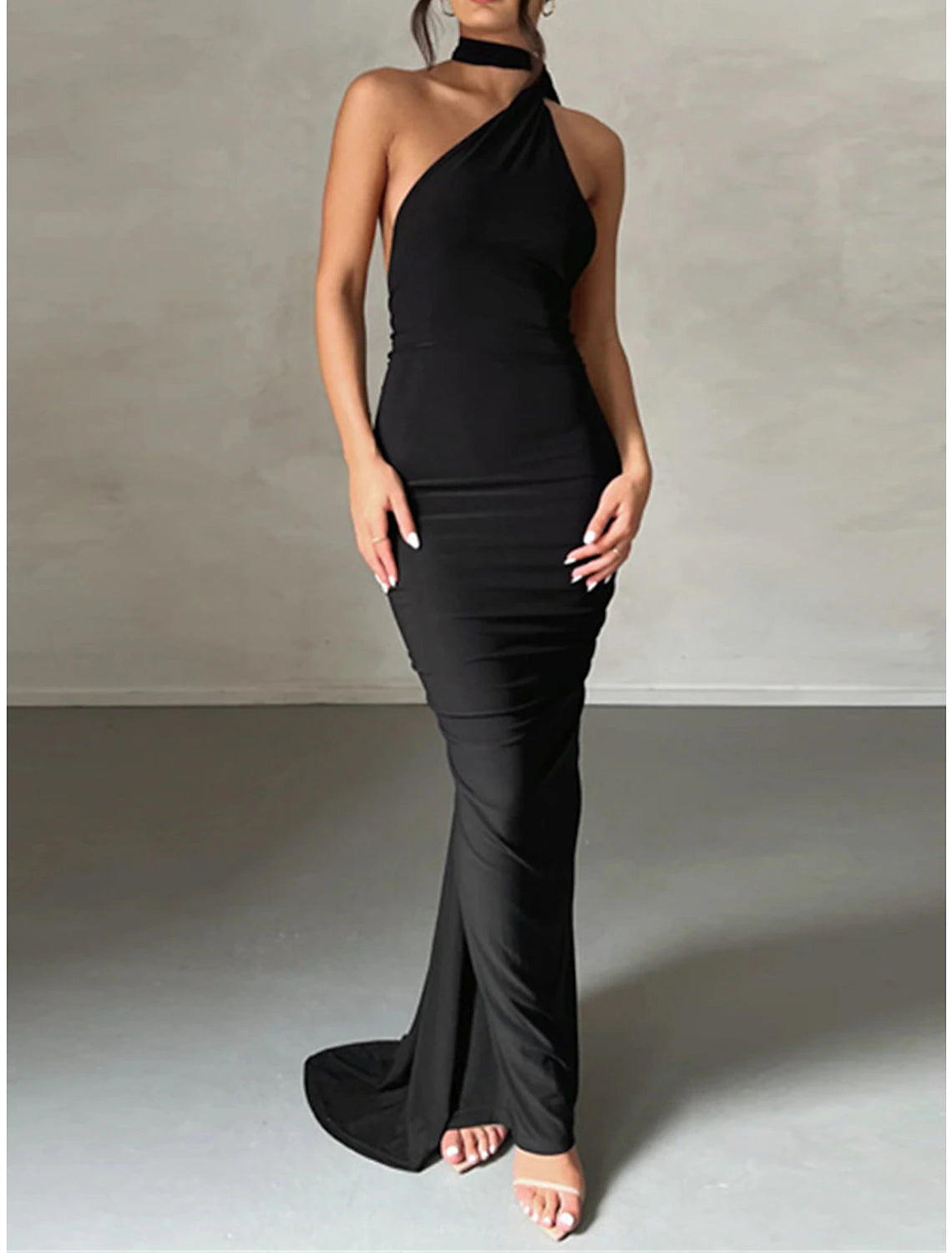 Women's Little Black Dress Prom Dress Party Dress Dress Long Dress Maxi Dress White Fuchsia Sleeveless Ruched Spring Fall Winter One Shoulder Fashion Evening Tunics Spring floral Women's Little Black Dress Prom Dress Party Dress Dress Long Dress Maxi Dress White Fuchsia Sleeveless Ruched Spring Fall Winter One Shoulder Fashion Evening Tunics Spring floral