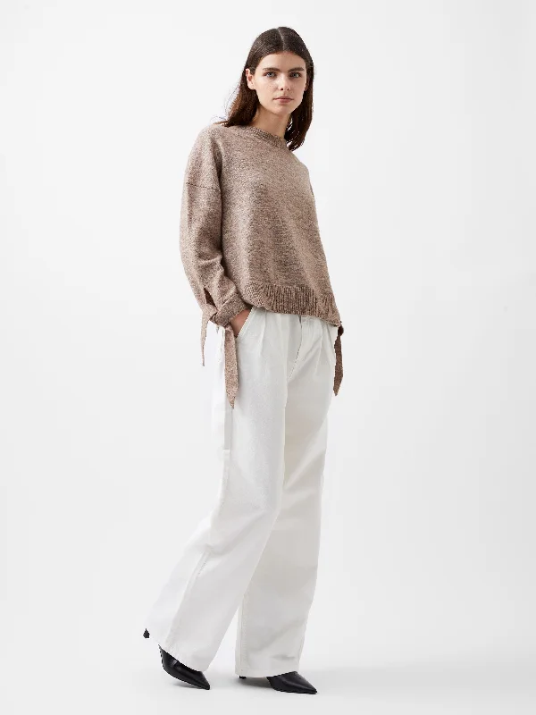 Kezia Recycled Tie Up Sleeve Jumper