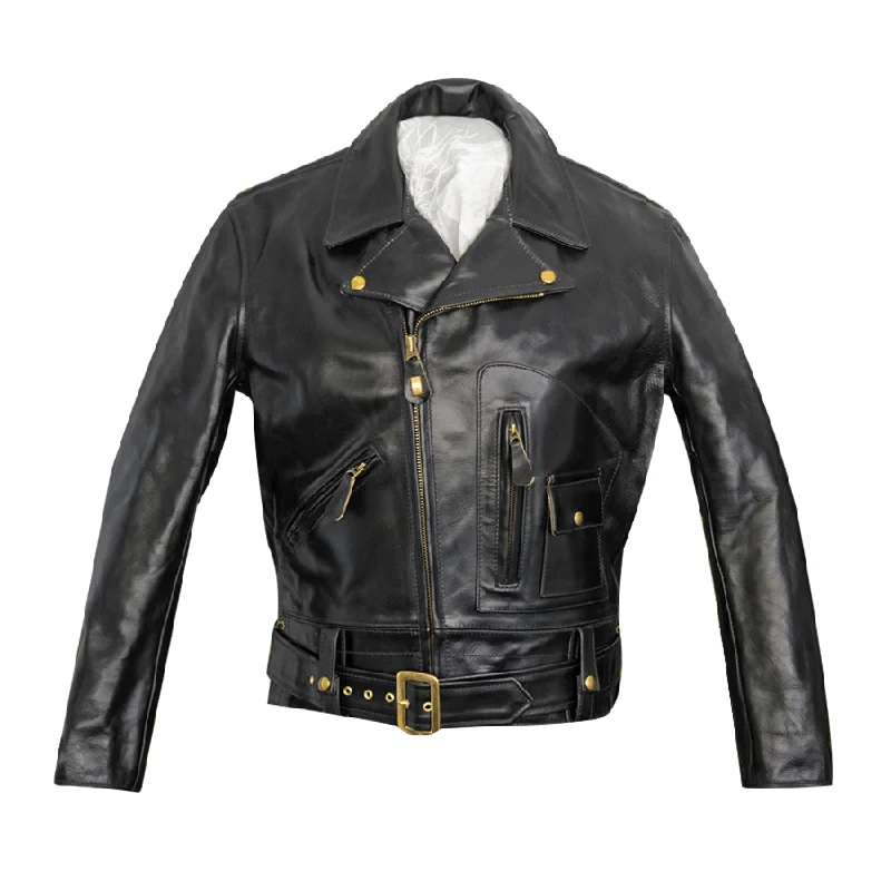 Men's Biker Jacket:Vintage Leather Jacket