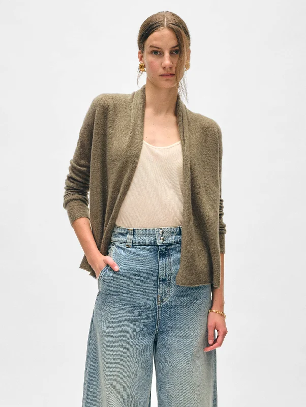Essential Cashmere Mini Trapeze Cardigan