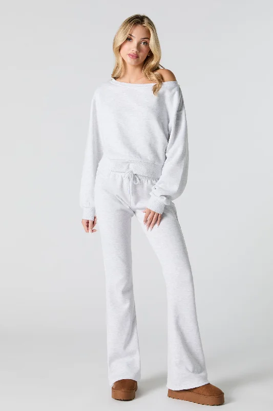 Fleece Flare Sweatpant Women’s casual streetwear lounge sweatpants